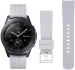 R-Mobile Pack Samsung Galaxy Watch 42mm Óraszíj - Pótszíj Szilikon Stripe Texture Style RMPACK Szürke