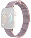RMPACK Huawei Watch Fit 3 Szíj Szövet Óraszíj - Pótszíj Magic Tape Style Rózsaszín