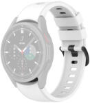 RMPACK 20mm Samsung Galaxy Watch 5 44mm / Watch 5 40mm / Watch 5 Pro 45mm Szilikon Óraszíj Pótszíj COOL Series Fehér