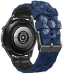  RMPACK 22mm Univerzális Pótszíj Óraszíj Szilikon Triagle Dimension Style Kék/Fekete