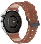 RMPACK Huawei Watch GT 3 46mm / Watch GT Runner Pótszíj Bőrszíj Óraszíj Barna