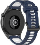  RMPACK Huawei Watch GT3 46mm Szilikon Óraszíj Pótszíj Sport Style Soft Kék/Fehér