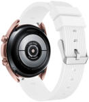 RMPACK Webshop RMPACK Samsung Galaxy Watch 3 41mm Pótszíj Okosóra Szíj Óraszíj Szilikon Sport Style Fehér