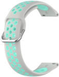 RMPACK Webshop RMPACK Samsung Galaxy Watch 3 41mm Okosóra Szíj Pótszíj Óraszíj Hollow Style Szürke/Cián