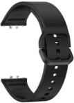 RMPACK Samsung Galaxy Fit3 Óraszíj Pótszíj - Szilikon Óraszíj Soft Fekete