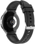 RMPACK Samsung Galaxy Watch4 40mm 42mm / Watch4 Classic 44mm Classic 46mm Óraszíj Szilikon Pótszíj TrendyStyle Fekete