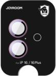JOYROOM JR-MFY0259 védőüveg iPhone 16/16 Plus lencsékre - rózsaszín üvegfólia
