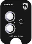 JOYROOM JR-MSJ0271 védőüveg iPhone 16/16 Plus lencsékre - fekete üvegfólia