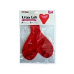 FUNDRAG Szív alakú gumi lufi piros nagy 45cm