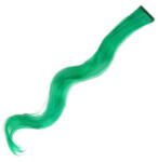  Színes póthaj tincsek-hullámos zöld 60cm