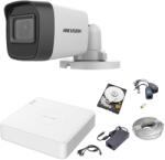 Hikvision 2 MP Silver Acusense TurboHD Prémium Kamera Rendszer 1 db Kamerával és 500 GB HDD-vel