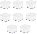 Rotho Loft Szett, fehér, 8×0, 5L, hűtőbe, fagyasztóba, mosogatógépbe (roj-4061-LOFTB1)