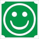 Mk Kreatív 5x5 cm-es Csillám tetoválás sablon - Emoji, Smiley 6 (Mk5006)
