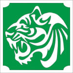 Mk Kreatív 5x5 cm-es Csillám tetoválás sablon - Tigris 459 (Mk5459)
