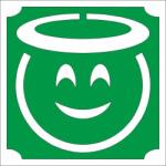 Mk Kreatív 5x5 cm-es Csillámtetoválás sablon - Emoji, smiley 421 (Mk5421)