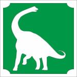 Mk Kreatív 5x5 cm-es Csillámtetoválás sablon -Dino 132 (Mk5132)