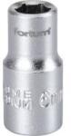 Fortum dugófej, 1/4", 6mm, 61CrV5, mattkróm, 25mm hosszú (4701406)