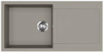 Evido Cubo XL 6S Silgranit mosogató, forgatható kivitel, 1000 x 500 mm /platina/ (CUBO XL 6S PLATINA)