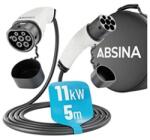 ABSINA 11kW, 16A, 3 fázisú, 5m elektromos autó töltőkábel (52-231-1001) - bestbyte