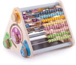 BigJigs Toys Centru de Activitati BigJigs Toys 33028 Litere Imagini si Cifre Varsta 12 Luni+ Pastel Multicolor (33028)