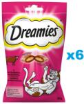 Dreamies pernite cu vita 6x60 g pentru pisici