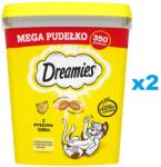 Dreamies Mega gustari pentru pisici 2x350 g cu branza