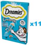 Dreamies Creamy snack cremos pentru pisici 44x10 g cu somon