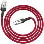 Lamtech Cablu Date si Incarcare Lamtech, USB la Type-C, 5A, 1.2m, Rosu