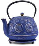 Čajová zahrada Cajová Zahrada Manami japán öntöttvas teáskanna + alátét, kék, 1200 ml (75336)