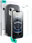 ESR UltraFit Edzett Üveg 2-pack iPhone 13 / 13 Pro / 14 / 16e Átlátszó üvegfólia