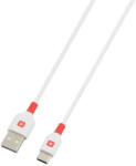 SKROSS Töltőkábel, USB-A/USB-C, 2m, SKROSS, fehér (SKTK0003A) - officemarket