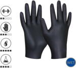 Gebol 709635_M, Set 100 de manusi de protectie Black Nitril Eco, din nitril, nepudrate, marimea 8/M (709635_M) - vexio