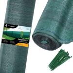 Springos Plasă de umbrire Springos, 140 g/m2, 90% protecție UV, 1, 2x25m - Verde (SPRI-SN0028)
