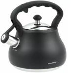 Klausberg KB-7446 Teáskanna, Sípszóval - Fekete, 2.7L
