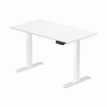  Profi elektromosan állítható magasságú íróasztal 120x67cm fehér | Dupla motor - Memória - USB - Nagy teherbírás | LVN System Control Pro (LV0665-LV1534)