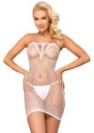 JSY Секси мрежеста рокля с презрамка "sexy body white