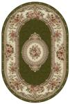 Delta Carpet Covor Oval, 200 x 300 cm, Verde / Crem, Model Floral Lotos (LOTUS-571-310-O-23) Covor