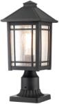 Elstead Lighting Quoizel QZ-CEDAR-POINT3-M-BK - Kültéri lámpa CEDAR POINT 1xE27/60W/230V IP44 ED0477 (ED0477)