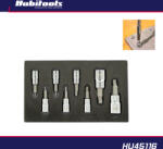 Hubi Tools Csavarkiszedő készlet 8 db-os - sérült BKNY Imbusz csavarokhoz H2 - H8 mm (HU45116)
