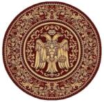 Delta Carpet Covor Bisericesc Rotund, 120 cm x 120 cm, Rosu, Model Lotos (LOTUS-15032-210-O-1212) Covor