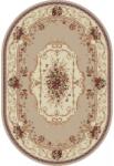 Delta Carpet Covol Oval, 60 x 110 cm, Bej / Crem, Lotos 507 (LOTUS-507-100-O-0611) Covor