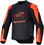 Alpinestars T-Stunt Air motoros kabát fekete-fluo piros-piros