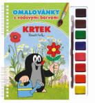 Akim Carte de colorat cu acuarele și o pensulă - Mole 3 Carte de colorat