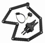 VeloGo összehajtható colostok zár, vázkonzollal, fekete