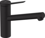 Hansgrohe Zesis M33 Egykaros konyhai csaptelep 140, CoolStart, EcoSmart, 1 jet, Matt Fekete 74813670 (74813670)