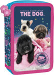 DERFORM Penar școlar echipat Derform The Dog - cu 2 fermoare (67909) Penar