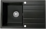 Gamma Modern 8050, 1 rekeszes gránit mosogató 790x500x210 mm, fekete arany pöttyökkel, GMA-ZM-8050-GD (GMA-ZM-8050-GD)