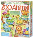 4M Toys Színes Állatkerti Gipszfigura készítő készlet (047533-43994)
