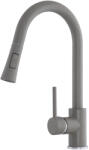 Gamma Taru N, magas mosogató csaptelep kihúzható 2 funkciós kifolyóval, szürke pettyes, GMA-BTN-G (GMA-BTN-G)