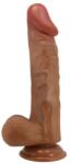 LyBaile DILDO SOFT BEAUTIFUL BURAQ BROWN (24cm) Dildo